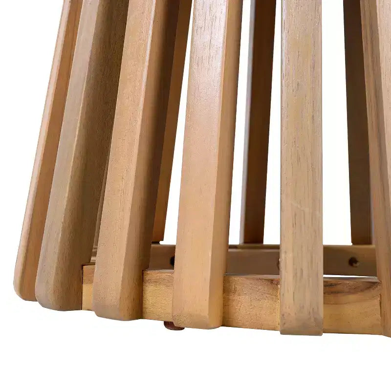 Christopher Knight Home Pascal – Ensemble de 3 chaises de jardin en bois d'acacia avec table basse ronde