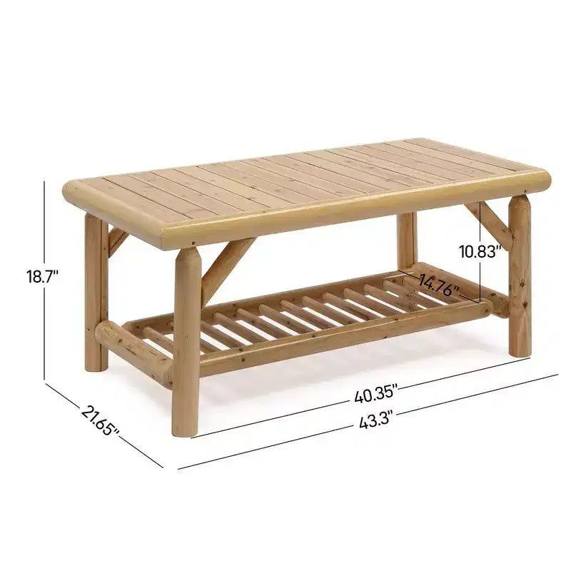 Ensemble de conversation Karl Home Patio 4 pièces en bois