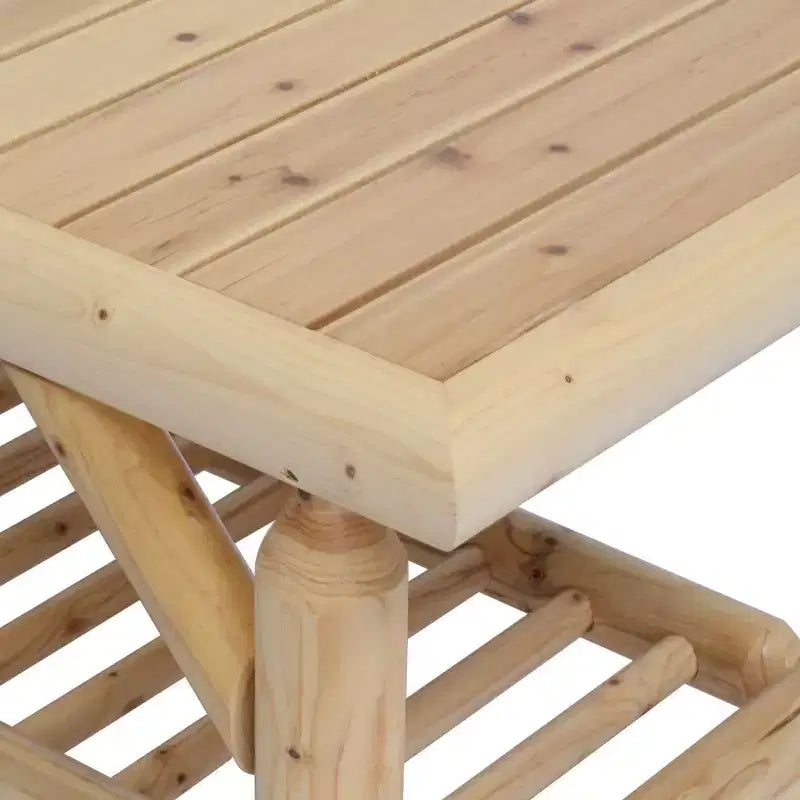 Ensemble de conversation Karl Home Patio 4 pièces en bois