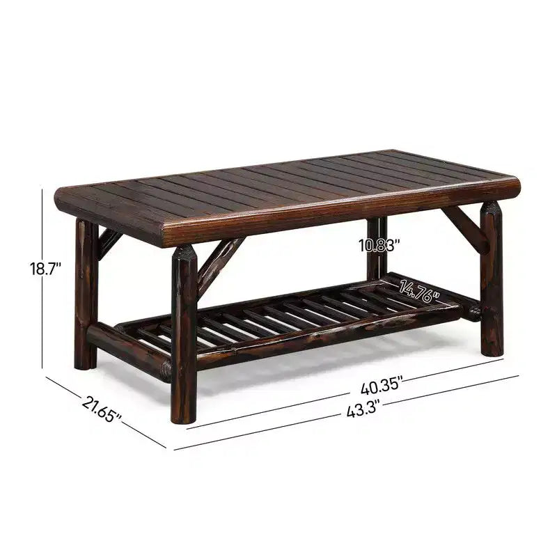 Ensemble de conversation Karl Home Patio 4 pièces en bois