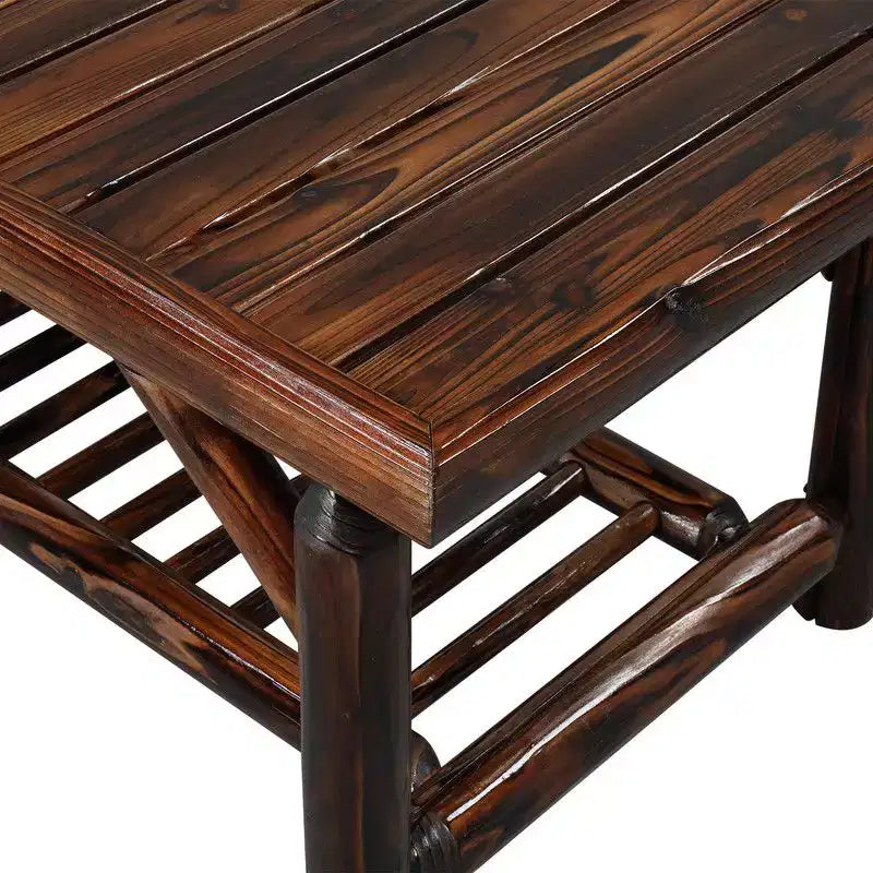 Ensemble de conversation Karl Home Patio 4 pièces en bois