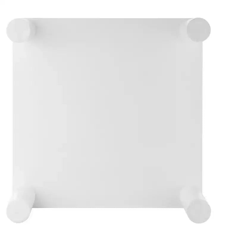 MDF Square Coffee Table with Rounded Corners 37.8''