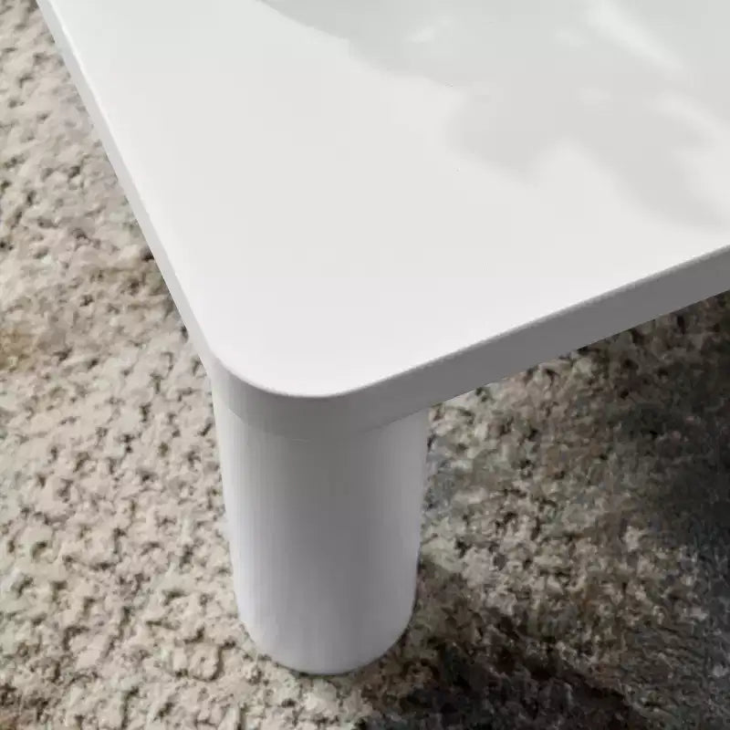 MDF Square Coffee Table with Rounded Corners 37.8''