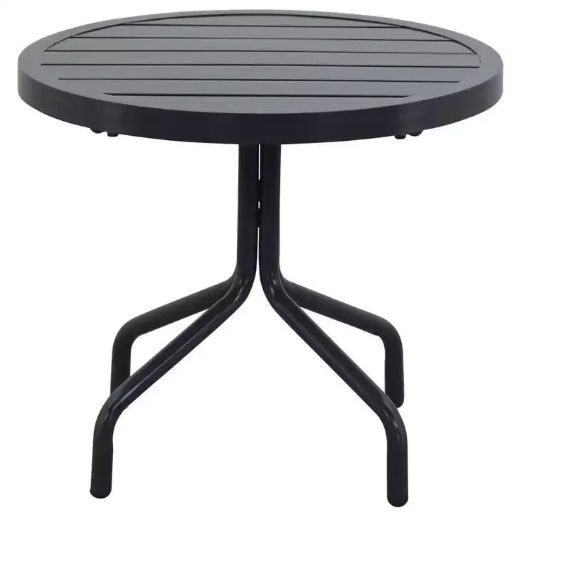 Ensemble de chaises longues de jardin 5 pièces Courtyard Casual Santa Fe avec ottomans Comprend deux chaises longues inclinables et deux ottomans et une table d'appoint