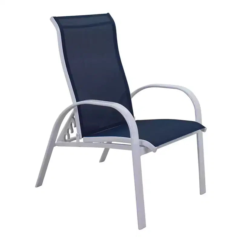 Ensemble inclinable 3 pièces Courtyard Casual Santa Fe comprenant une table d'appoint de 20 po et deux chaises longues inclinables