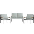 vidaXL Garden Lounge Set Anthracite, Light Grey