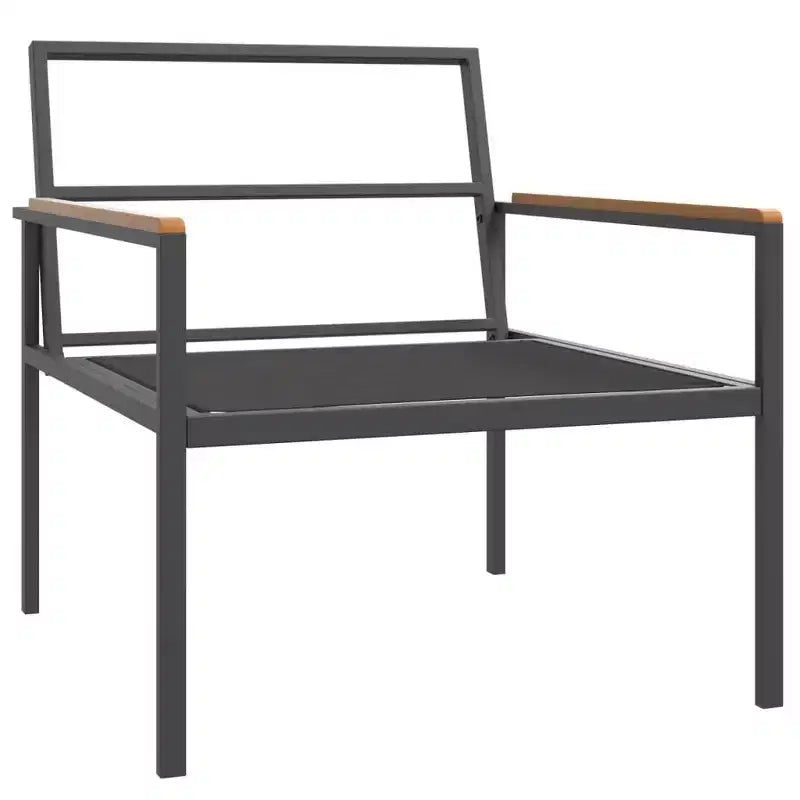 vidaXL Salon de jardin anthracite, gris clair