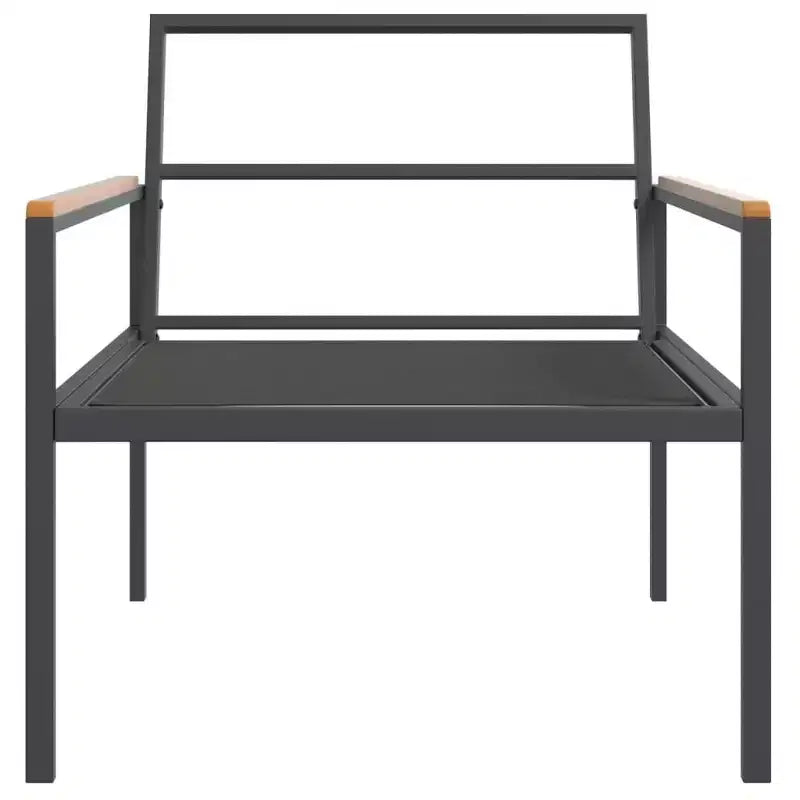 vidaXL Salon de jardin anthracite, gris clair