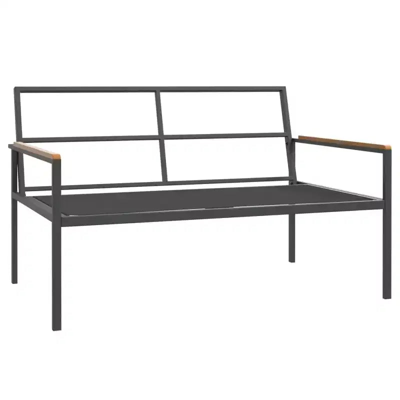vidaXL Salon de jardin anthracite, gris clair