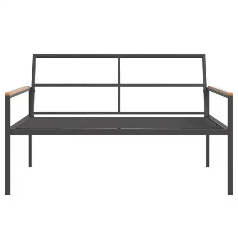 vidaXL Salon de jardin anthracite, gris clair