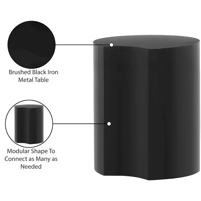 Iron Modular End Table 15''