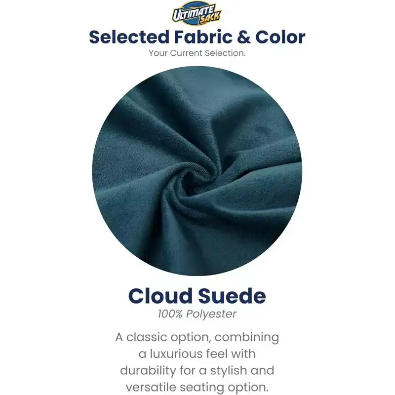Foam Suede Bean Bag Lounger Chair Indoor