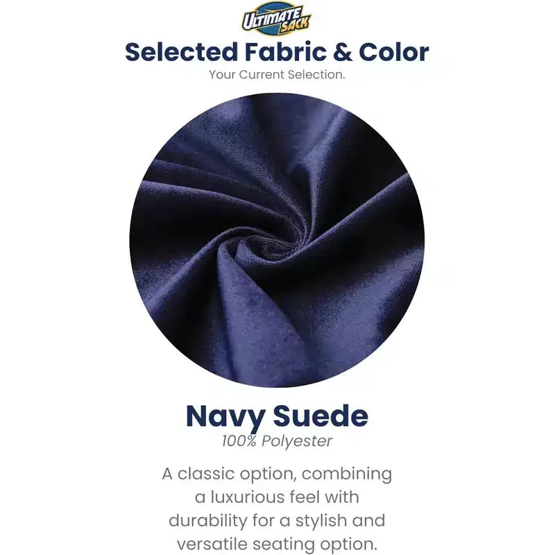 Foam Suede Bean Bag Lounger Chair Indoor