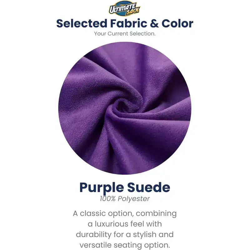 Foam Suede Bean Bag Lounger Chair Indoor