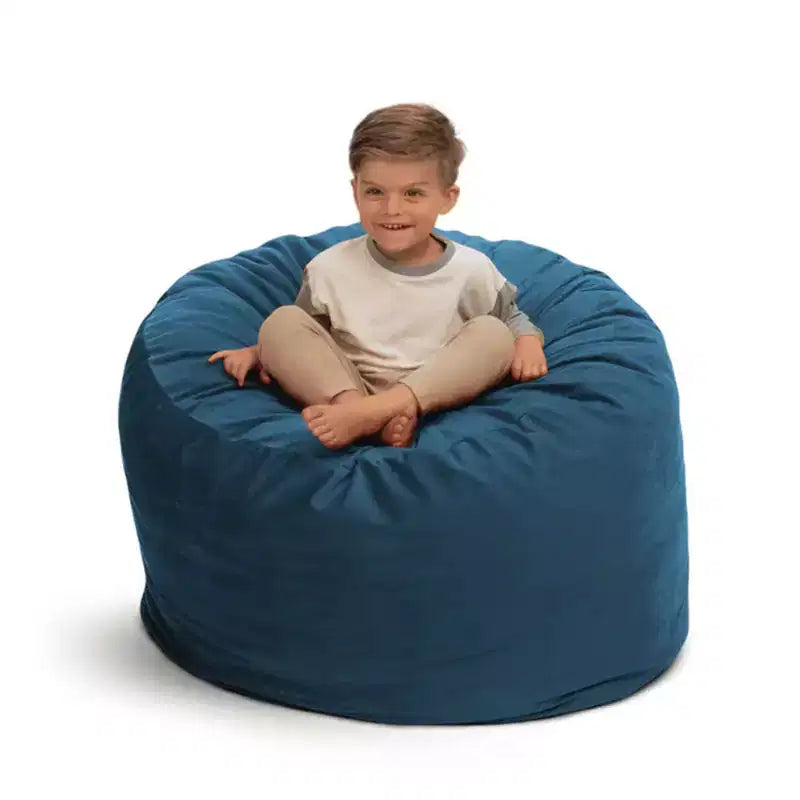Foam Suede Bean Bag Lounger Chair Indoor