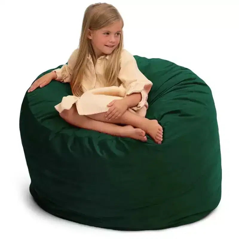 Foam Suede Bean Bag Lounger Chair Indoor