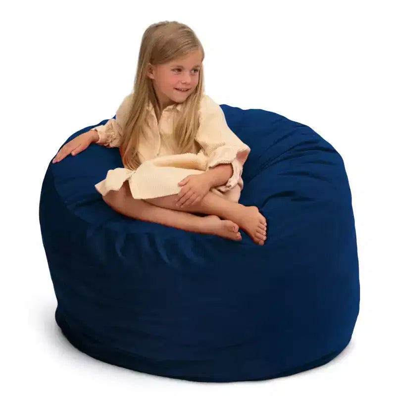 Foam Suede Bean Bag Lounger Chair Indoor
