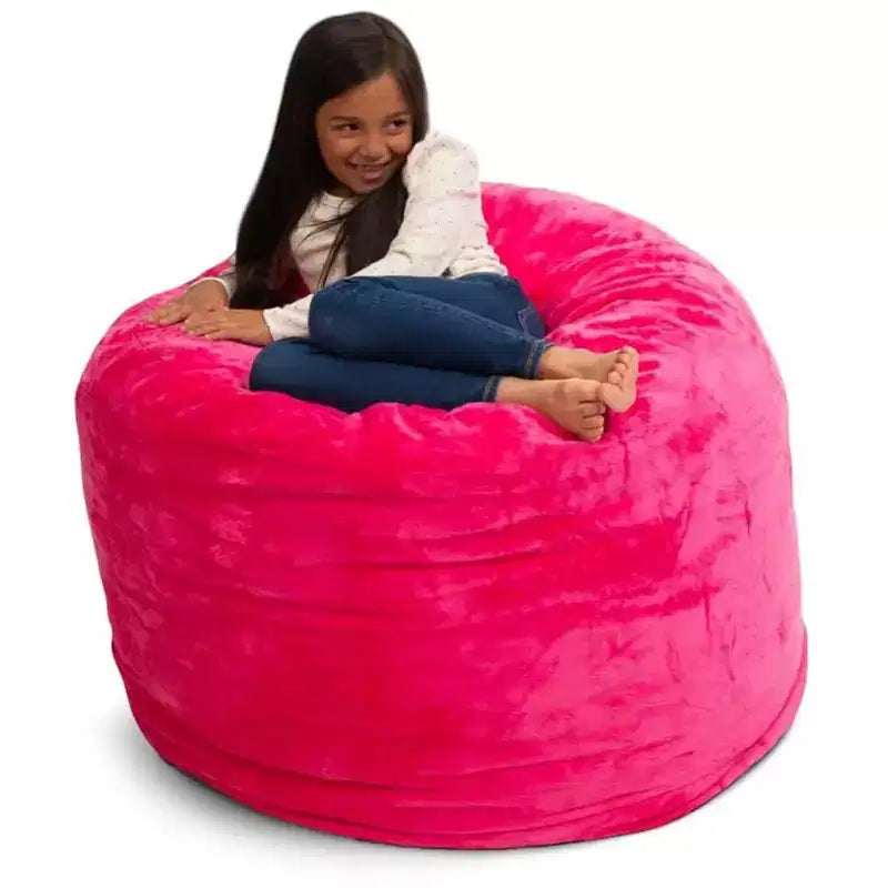 Foam Suede Bean Bag Lounger Chair Indoor
