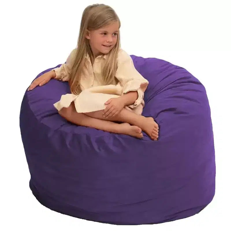 Foam Suede Bean Bag Lounger Chair Indoor