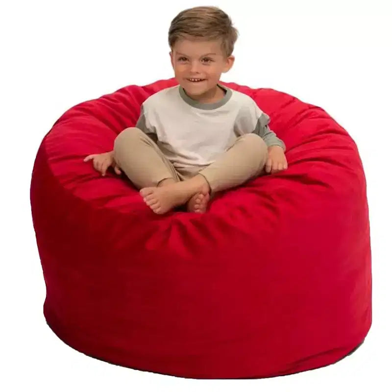 Foam Suede Bean Bag Lounger Chair Indoor