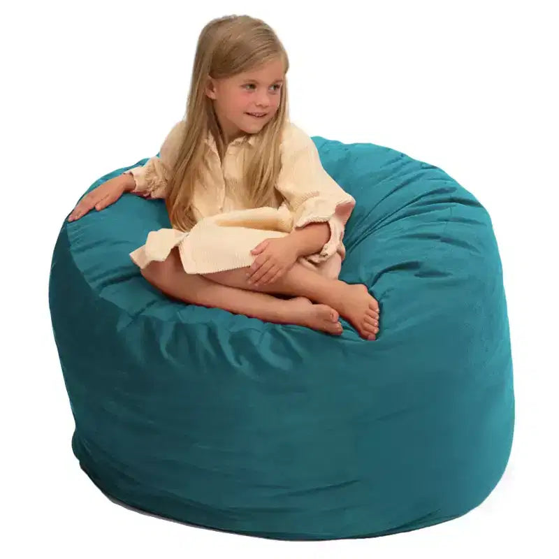 Foam Suede Bean Bag Lounger Chair Indoor