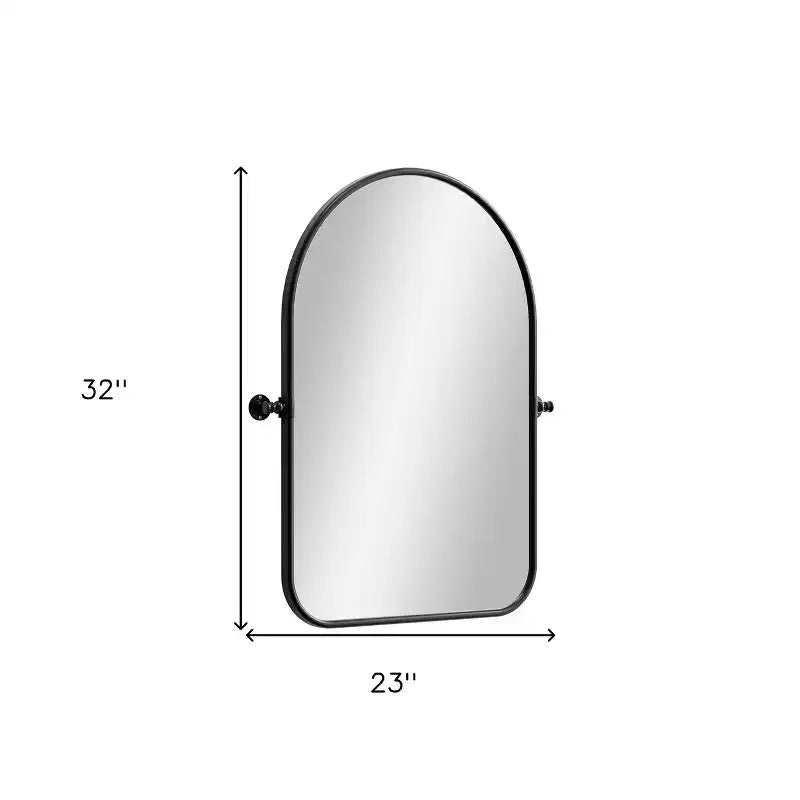 Iron Arch Tilting Bathroom Vanity Mirror 32''
