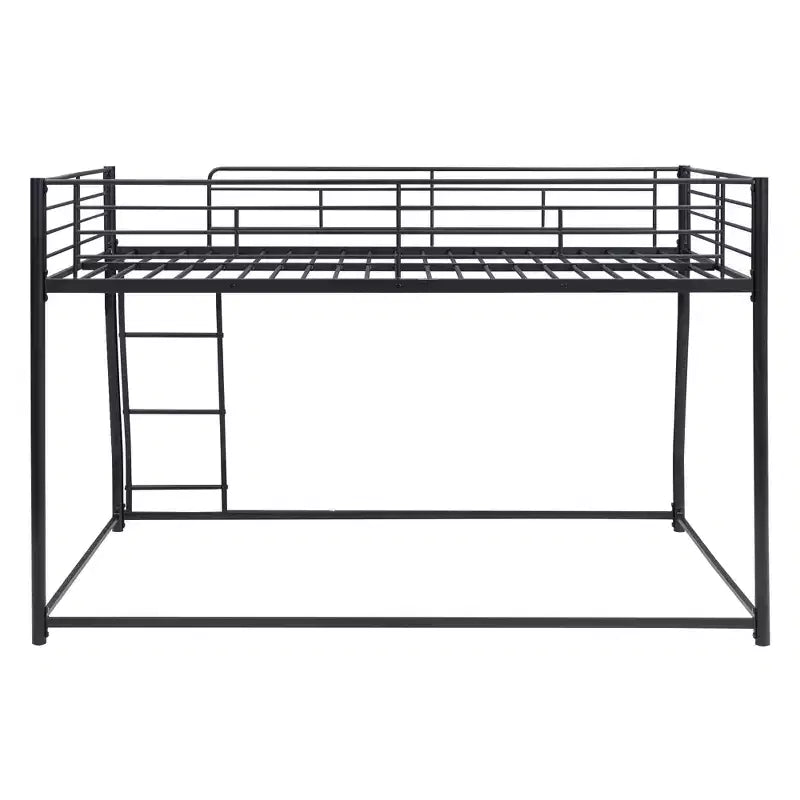 Metal Bunk Bed Twin XL over Queen with Ladder 82.4''