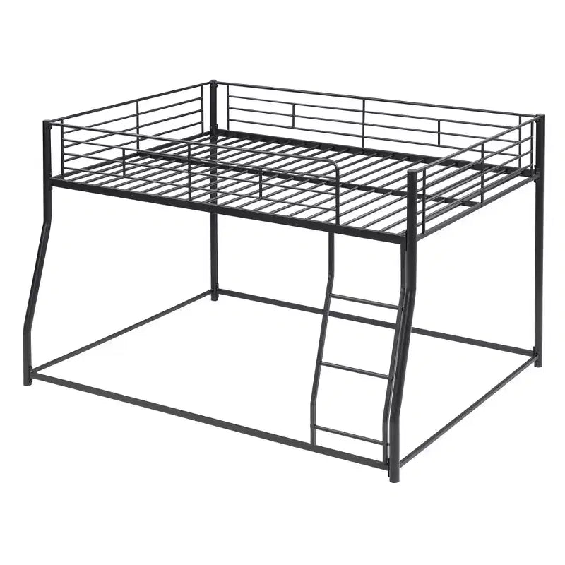 Metal Bunk Bed Twin XL over Queen with Ladder 82.4''