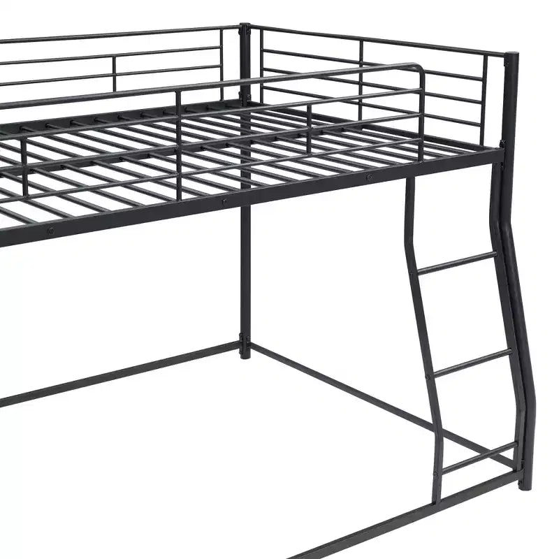Metal Bunk Bed Twin XL over Queen with Ladder 82.4''
