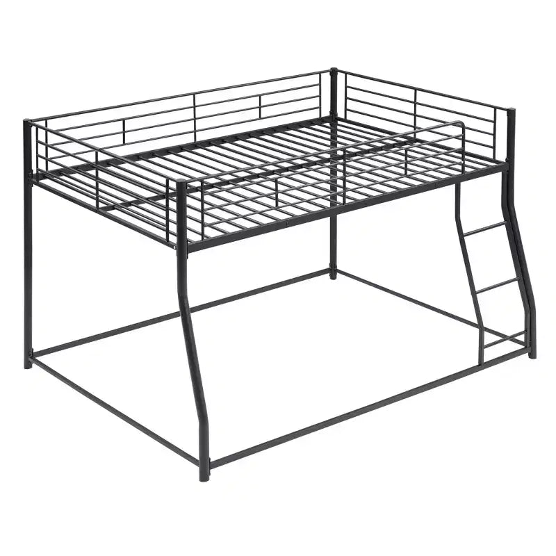 Metal Bunk Bed Twin XL over Queen with Ladder 82.4''