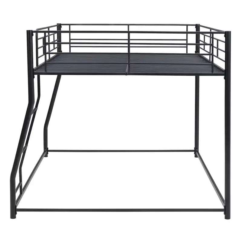 Metal Bunk Bed Twin XL over Queen with Ladder 82.4''