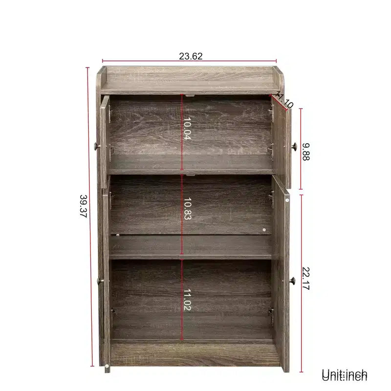MDF Freestanding Sideboard Cabinet with 2 Doors