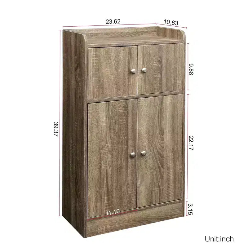 MDF Freestanding Sideboard Cabinet with 2 Doors