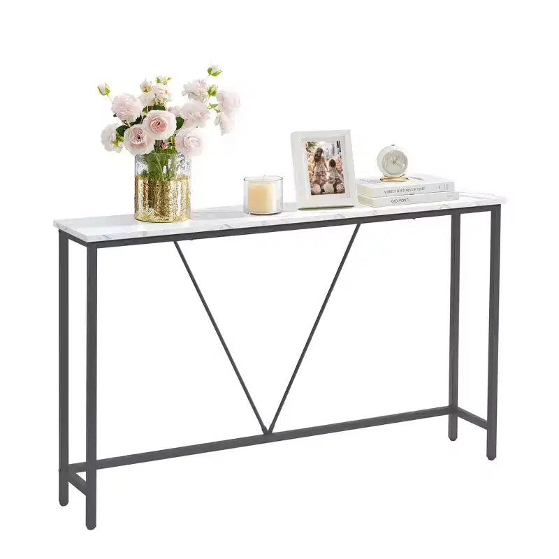 Particleboard Steel Frame Narrow Console Table 47.2''