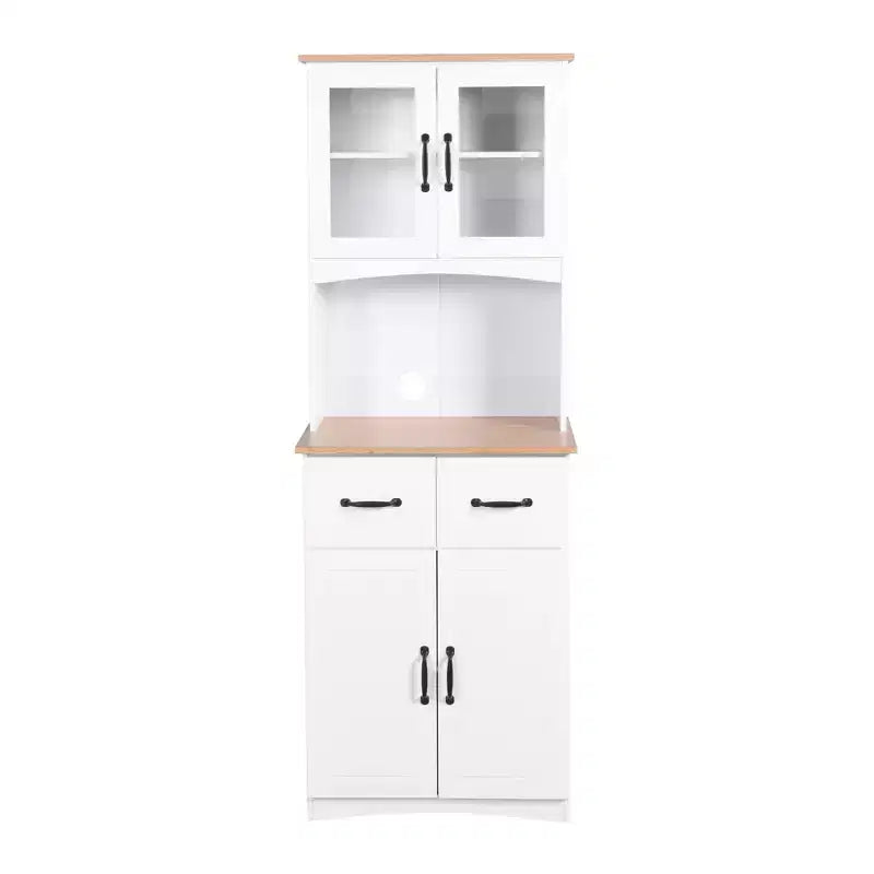 Wooden Sideboard Cabinet with 4 Doors and 2 Drawers