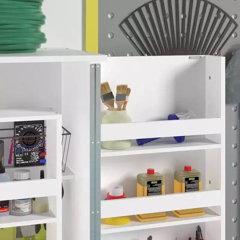 Steel Garage Storage Cabinet with Rotating Shelves