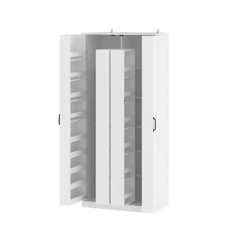 Steel Garage Storage Cabinet with Rotating Shelves