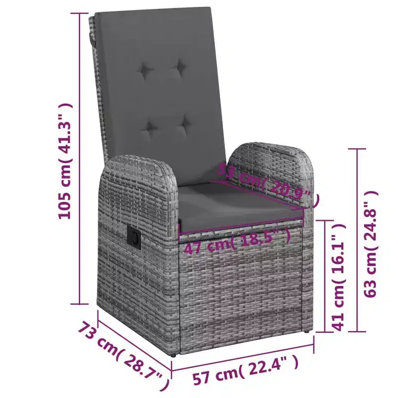 vidaXL Salon de jardin modulaire 12 pièces avec coussins Bois de pin massif