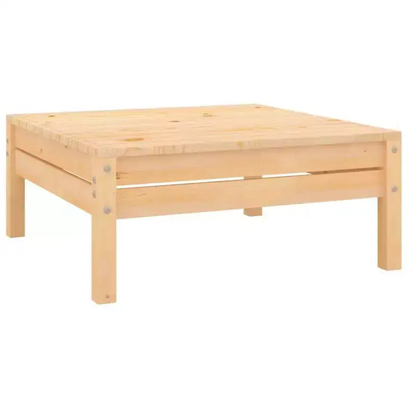 vidaXL Salon de jardin Bois de pin massif 5 pièces modulable - Marron