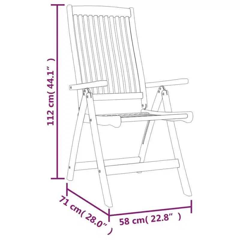 vidaXL Ensemble de salle à manger de jardin Bois d'eucalyptus massif brun-rougeâtre Taille M