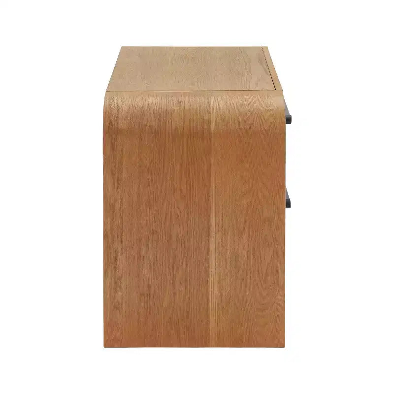 MDF Modern Nightstand with 2 Drawers 28.5''