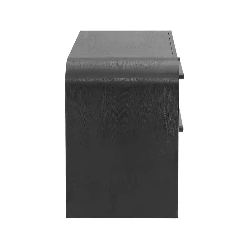 MDF Modern Nightstand with 2 Drawers 28.5''
