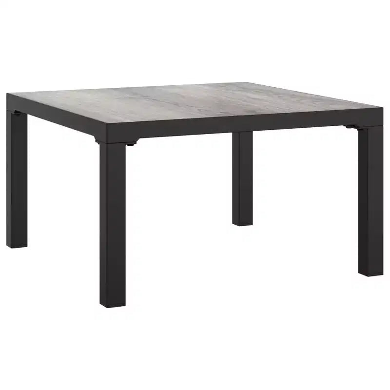 vidaXL Ensemble de salon de jardin 5 pièces noir et gris en résine tressée