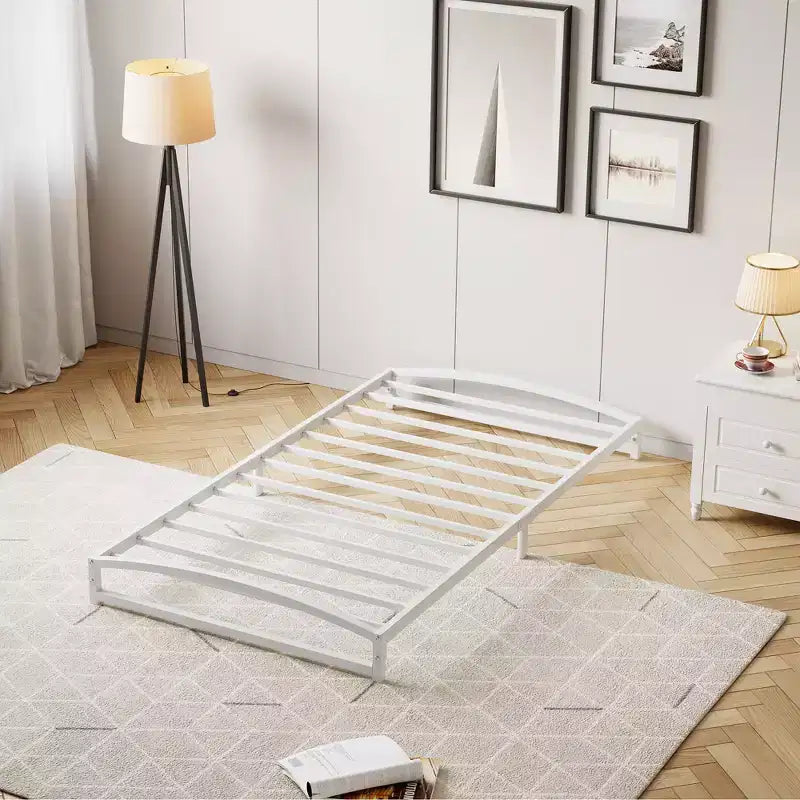 Metal Platform Low Bed Frame Twin 6''