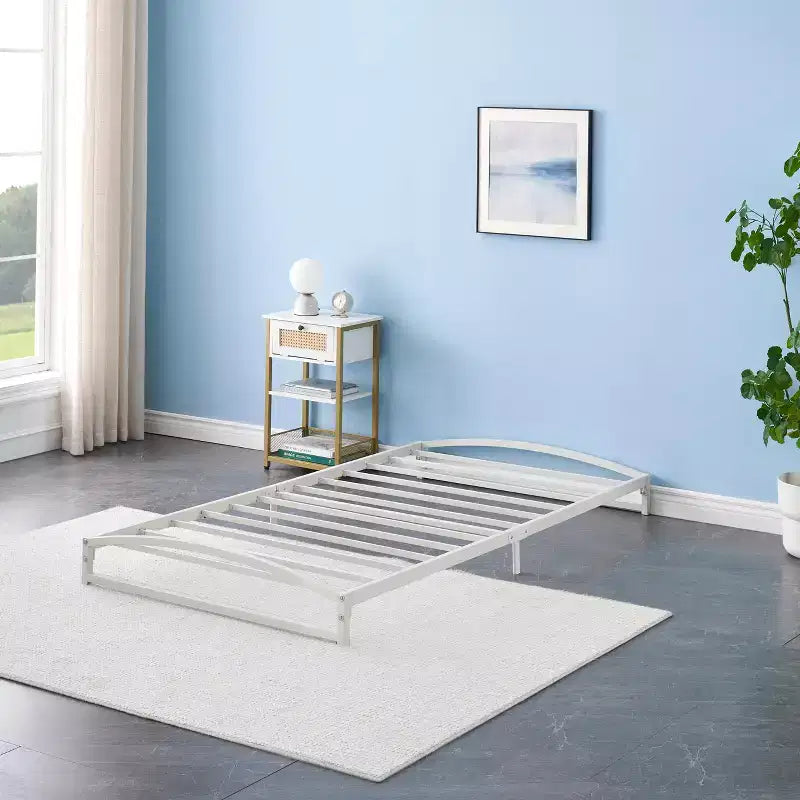Metal Platform Low Bed Frame Twin 6''