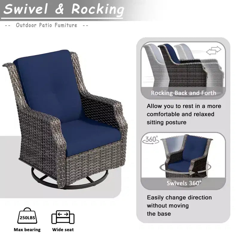 Ensemble de 7 places UPTIOT avec foyer et coussins