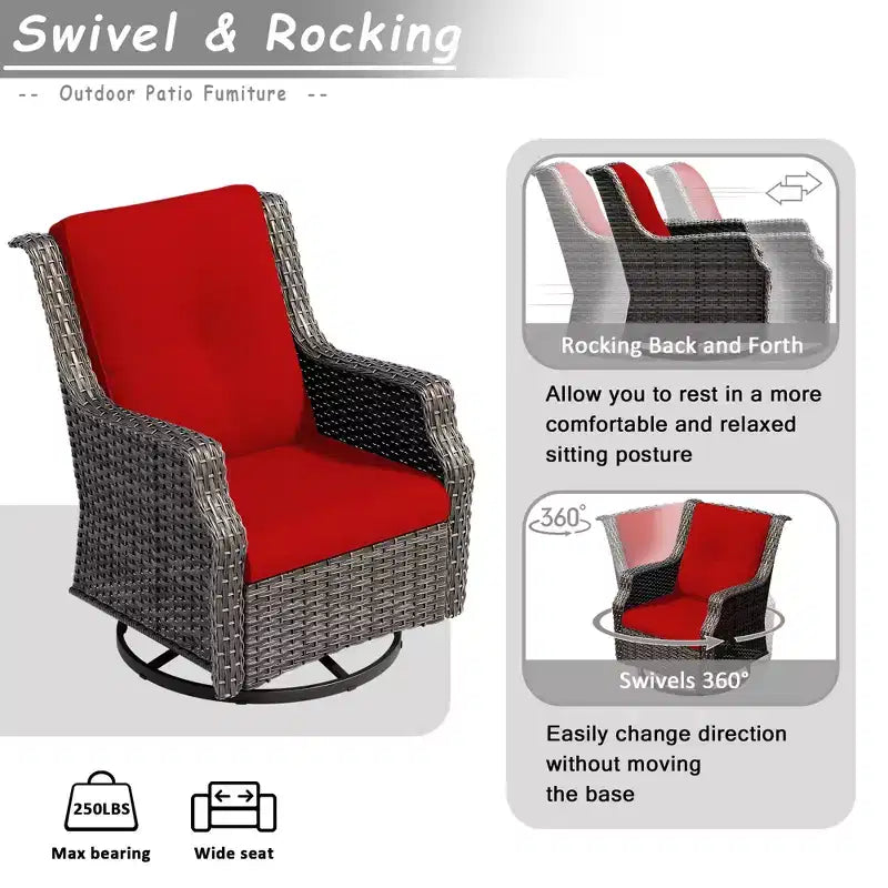 Ensemble de 7 places UPTIOT avec foyer et coussins
