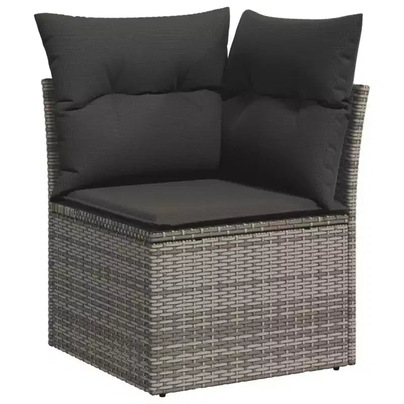 vidaXL Salon de jardin gris