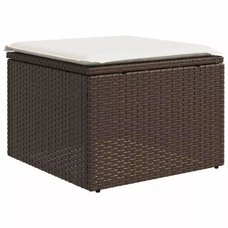 vidaXL Salon de jardin avec coussins Mobilier d'extérieur 6 pièces en résine tressée