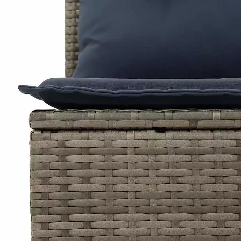 vidaXL Salon de jardin avec coussins Mobilier d'extérieur 6 pièces en résine tressée